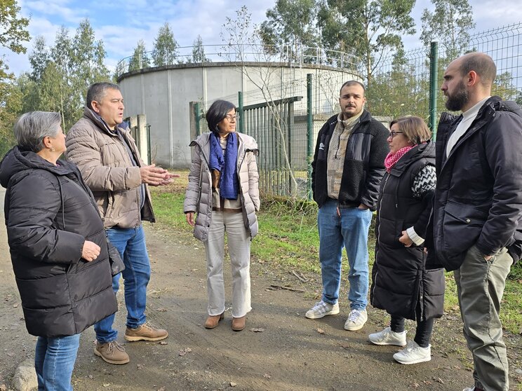 Xosé Manuel Golpe, Iago Varela e outros membros do BNG