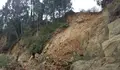 O BNG alerta dun importante desprendemento no camiño de acceso á praia de Chamoso