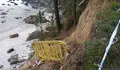 Reiteramos a necesidade de actuar sobre o talude da praia de Chamoso