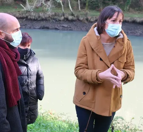 Iago Varela, Paula Gonz&aacute;lez e Ana Pont&oacute;n