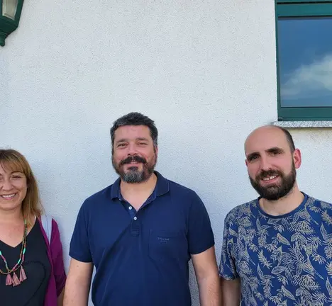 Mar&iacute;a Mu&iacute;&ntilde;o, Mon Fern&aacute;ndez e Iago Varela