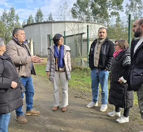 Xos&eacute; Manuel Golpe, Iago Varela e outros membros do BNG